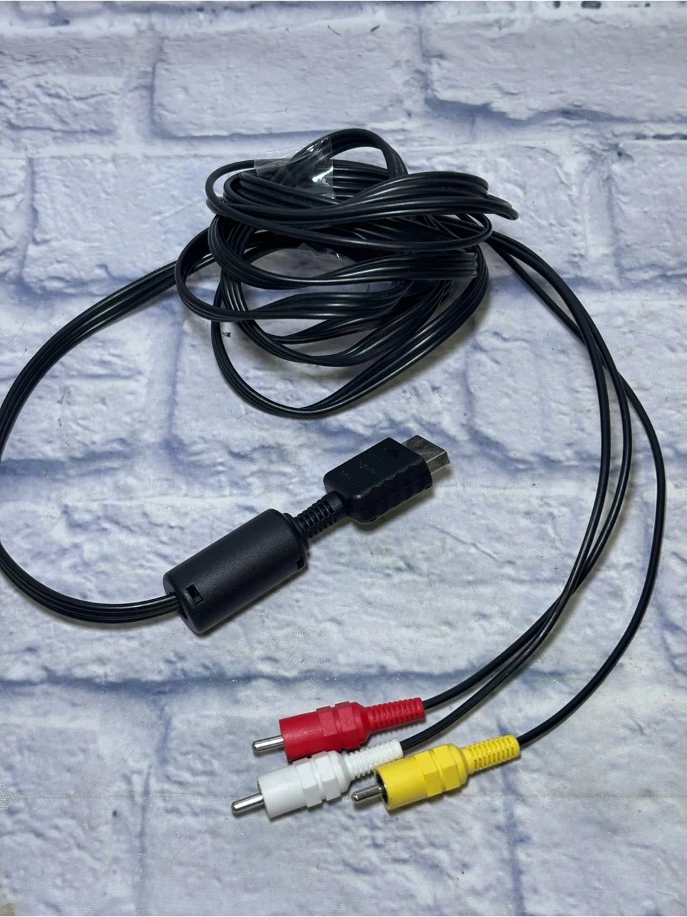 Genuine Original Sony PlayStation PS1 PS2 PS3 AV Audio Video Cable RCA Component